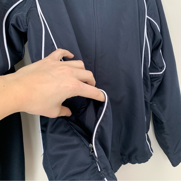 North END windbreaker Navy Jacket Ladies Size Large - Picture 5 of 10